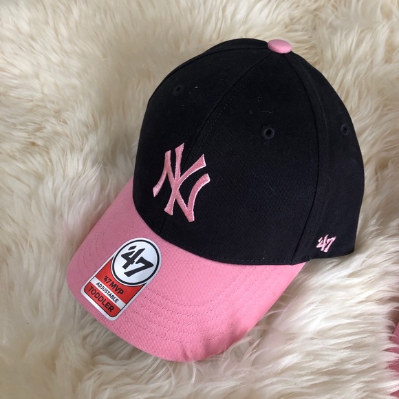 NWT ‘47 BRAND toddler Yankees baseball cap pink pm - Picture 1 of 6